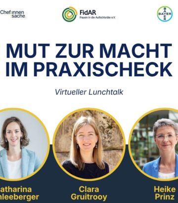 Virtueller Lunchtalk: Mut zur Macht im Praxischeck